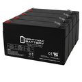 Mighty Max Battery 6V 1.3Ah SLA Replacement Battery Compatible with Saite BT-6M1.3AC - 4PK MAX3985708